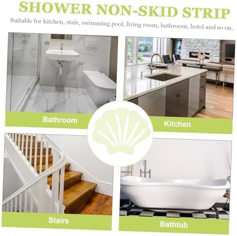 PRETYZOOM Non-Skid Stickers for Bathroom 30pcs Sturdy Anti-Slip Strips