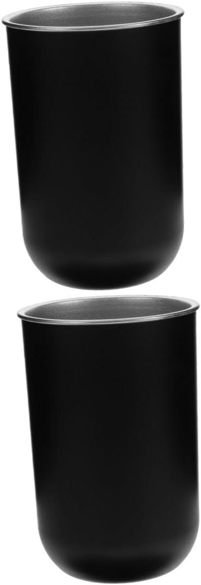 Zerodeko 2pcs Stainless Steel Toothbrush Cup Holder