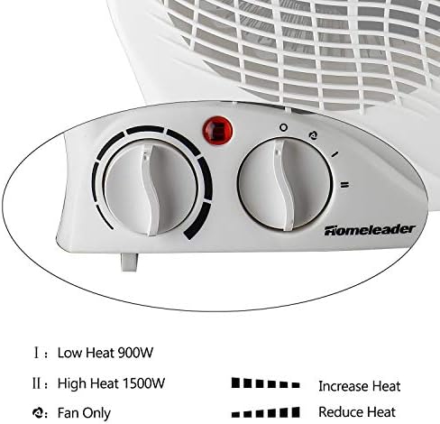 Homeleader Space Fan Heater with Thermostat