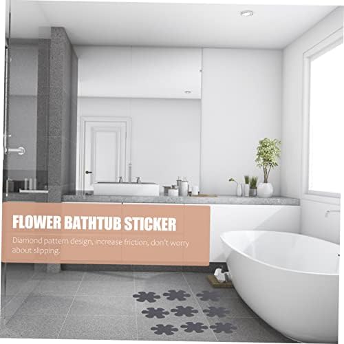 CAXUSD Flower Bathtub Stickers 20pcs Non-Slip Mat Set
