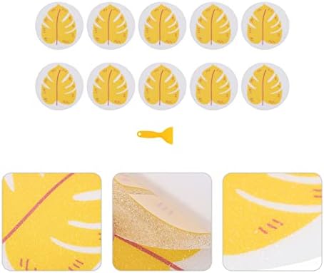 Zerodeko 1set Leaf Stickers - Non-Skid Bath Safety Decals for Kids