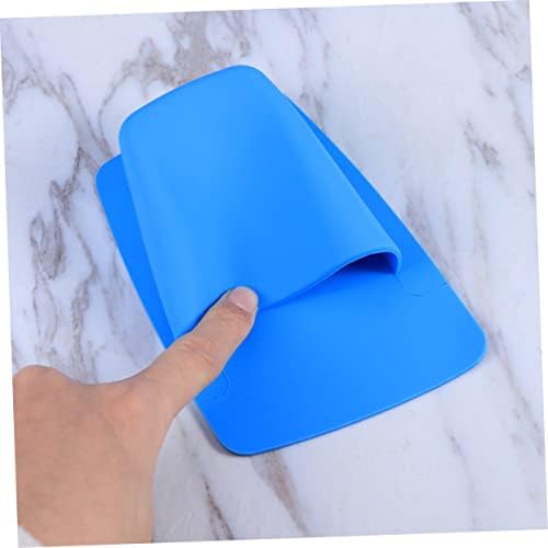 BESTYASH Wall Mounted Toothbrush and Razor Holder Organizer with Drainage System Blue
