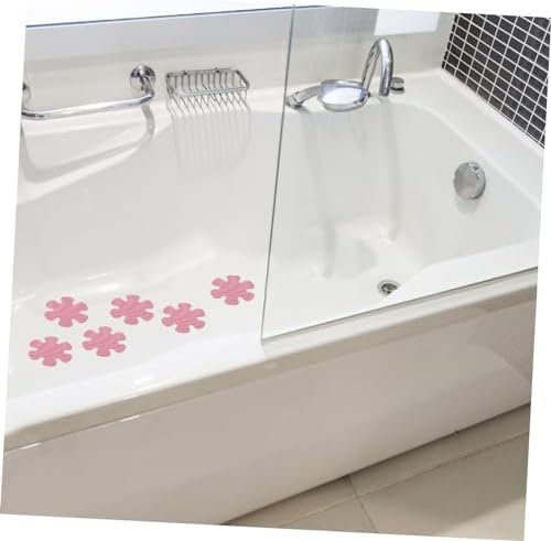 BUGUUYO 20pcs Non-Slip Flower Bathtub Decals 1