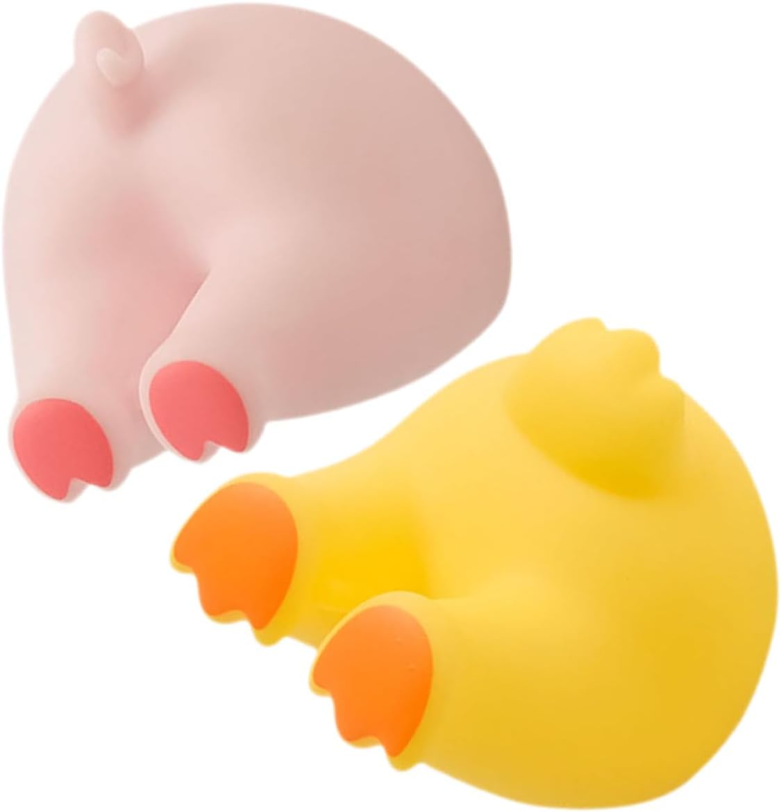 LIFKOME Animal Tail Wall Hooks 2pcs Toothbrush Holders Self-Adhesive