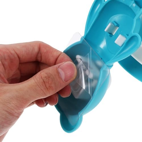WOONEKY 2sets Cartoon Toothbrush Cup Holder Wall-Mounted Organizer 1