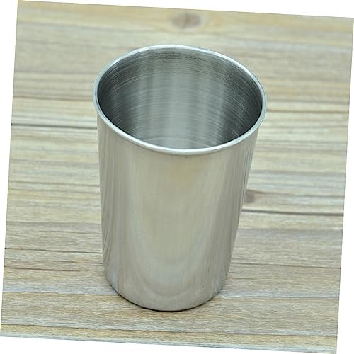 IMIKEYA 2pcs Stainless Steel Water Tumbler Multi Use Bathroom Holder