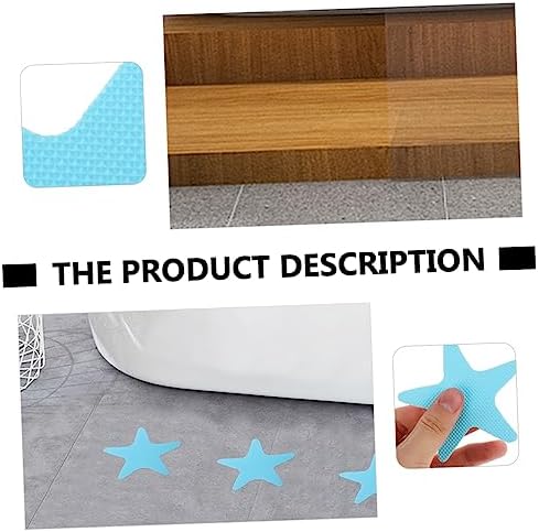 PRETYZOOM 40pcs Star Shape Non-Skid Traction Stickers for Bath and Shower
