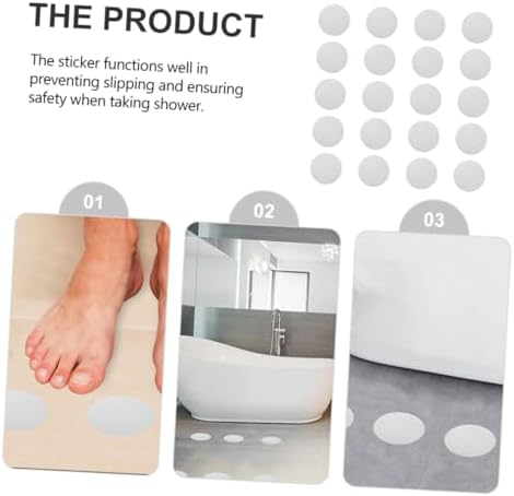 ABOOFAN 20pcs Anti-Slip Bathtub Stickers for Safety Shower and Kitchen Use