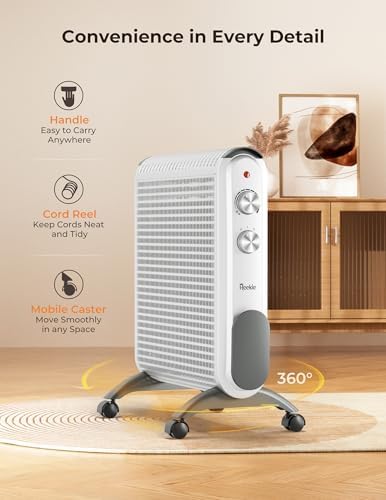 Reekie 1500W Electric Space Heater for Large Rooms 1