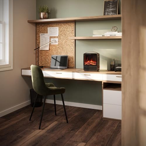 Hearth Brands Electric Fireplace with 3D Flame Effect