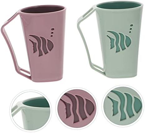 Hemoton Reusable Toothbrush Holder Cups for Kids and Adults