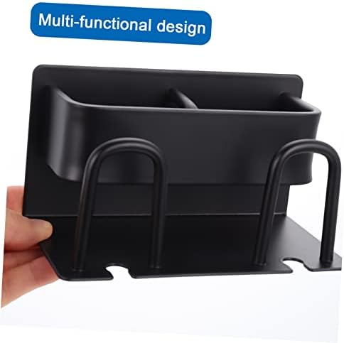 OUNONA Wall Mounted Toothbrush Holder with Drainage and Storage