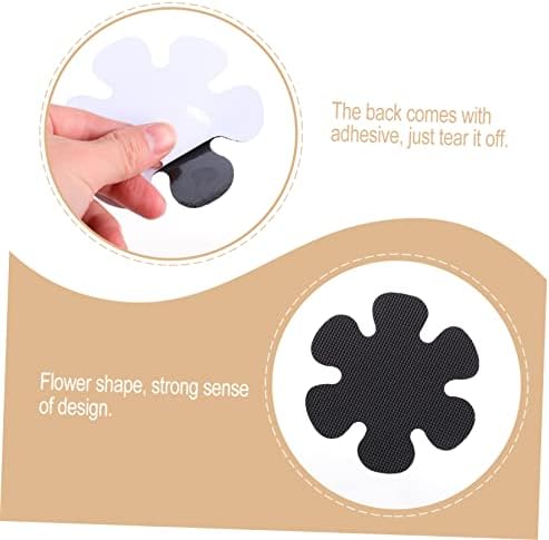 20pcs Flower Shaped Non-Slip Bath Stickers for Bathtub and Shower