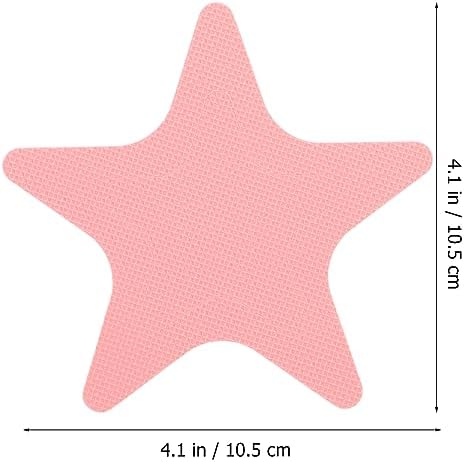 Garneck 4 Sets Self-Adhesive Star Stickers for Bathtubs and Floors