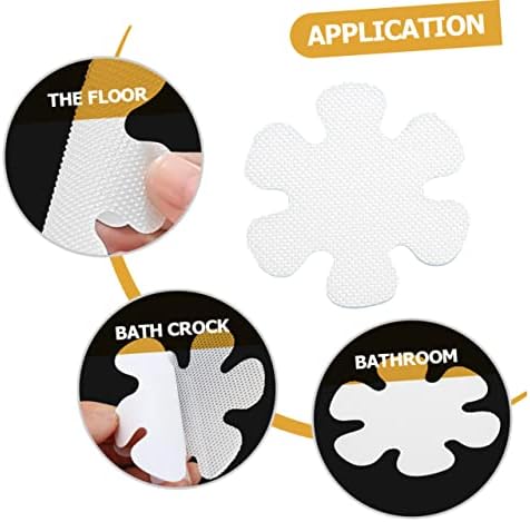 1Set Flower Design Non Slip Stickers for Bathtub and Kitchen
