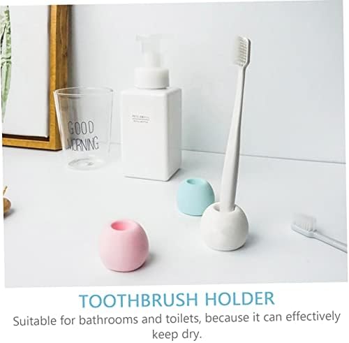 PRETYZOOM 3pcs Diatomite Toothbrush Holder Organizer