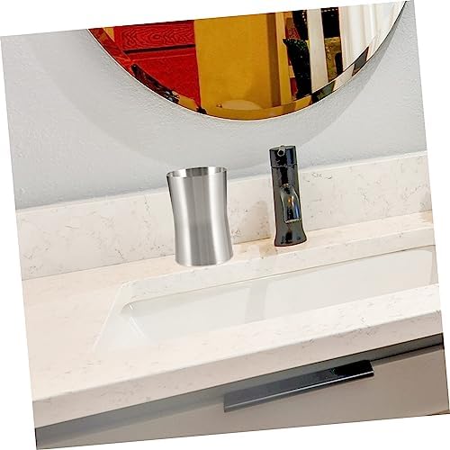 UTHCLO Travel Toothbrush Cup Stainless Steel 1