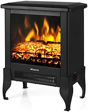 TURBRO Suburbs TS17 Compact Electric Fireplace Stove 1