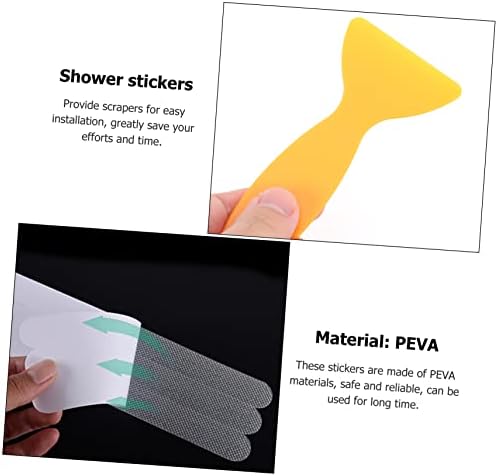 Ciieeo Anti-Slip Shower Stickers 6 Pack