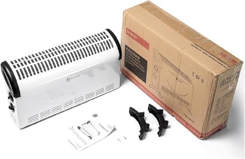 CLEIPENG 360 Circulation Electric Wall Mounted Space Heater with Adjustable Tat