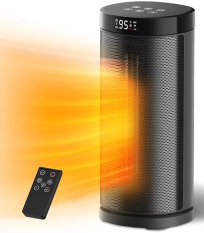 Sunnote Space Heater 1500W Fast Heating with Remote Control