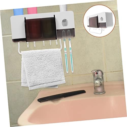 PRETYZOOM Wall-Mounted Toothbrush Holder for Adults and Kids