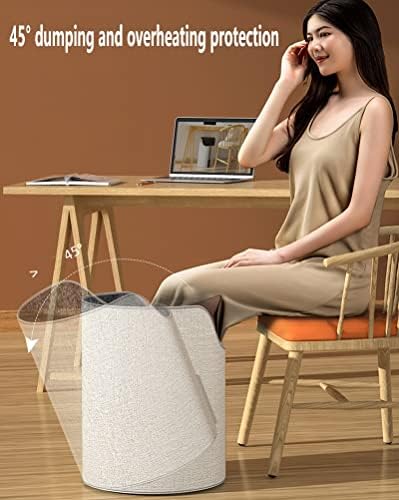 GGGUOJINN Portable Electric Space Heater with Coral Blanket