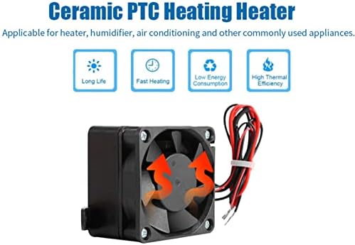 Yosoo 12V 150W PTC Electric Fan Heater for Small Spaces