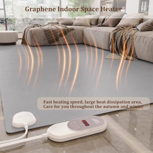 Jidanmian 315x5906in Heated Rug with Timer