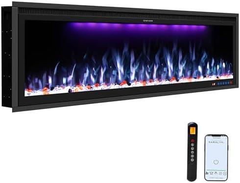 Benrocks 50 Smart WiFi Electric Fireplace Insert