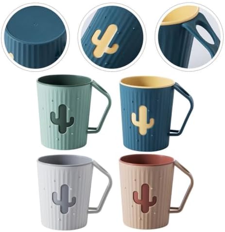 DOITOOL 4Pcs Toothbrush Holders Bathroom Accessories