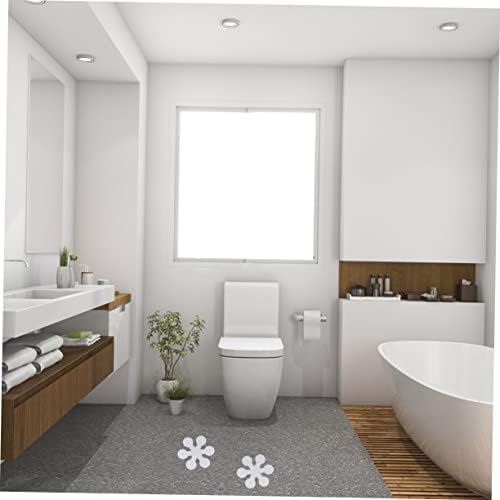Mobestech 20Pcs Snowflake Non-Slip Bath Treads Adhesive Stickers