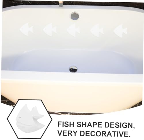 ABOOFAN 12PCS Non-Slip Bath Tub Stickers Fish Shape Decals