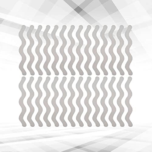 PRETYZOOM 36pcs S Shape Anti-Slip Bathtub Stickers