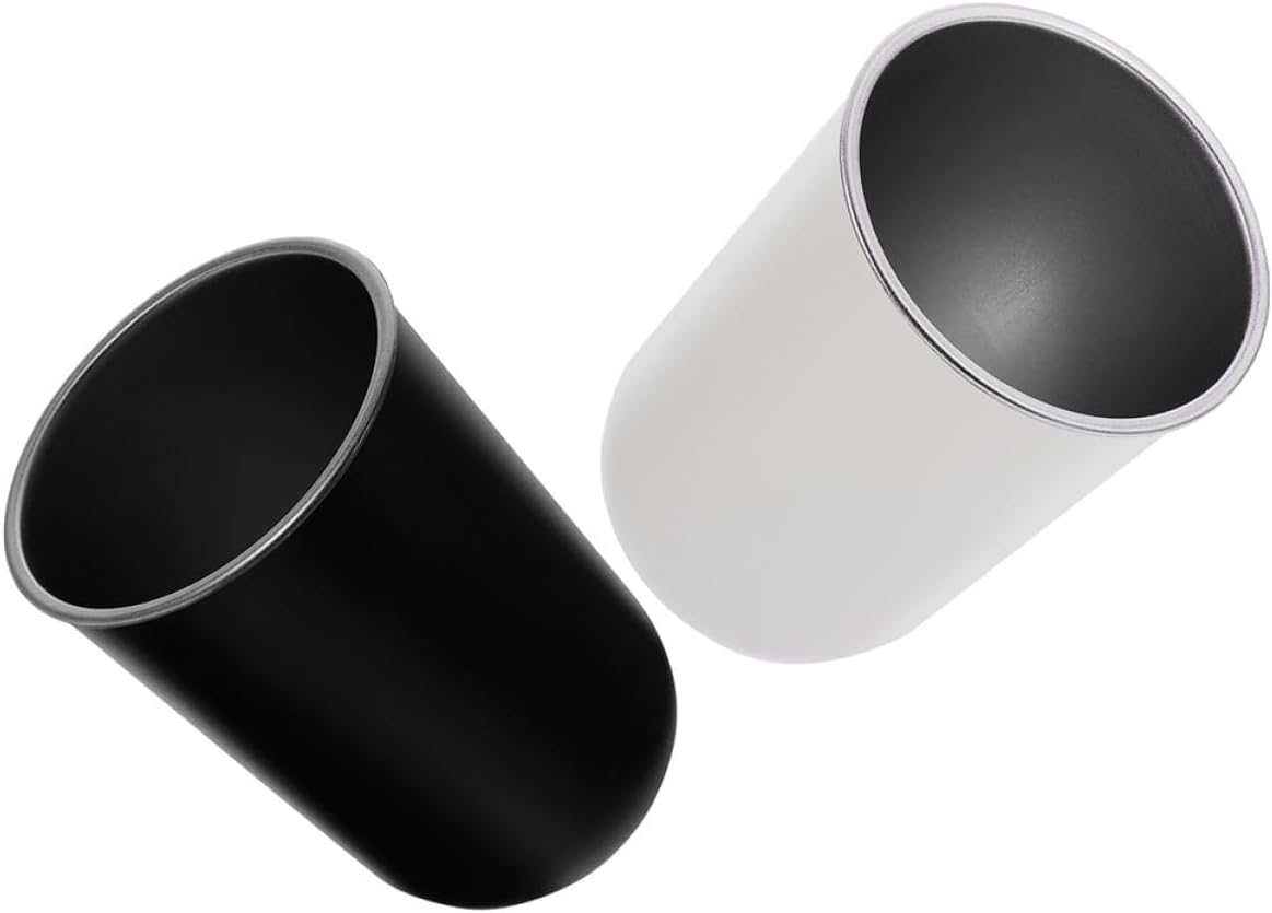 Happyyami 2Pcs Toothbrush Cup Dual Rinsing Holder