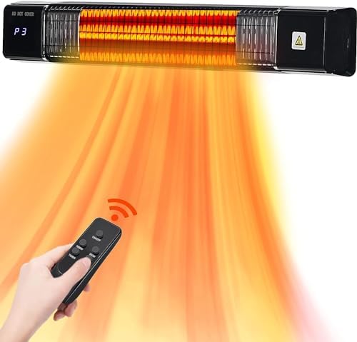 CLEIPENG Outdoor Electric Space Heater with Remote Control