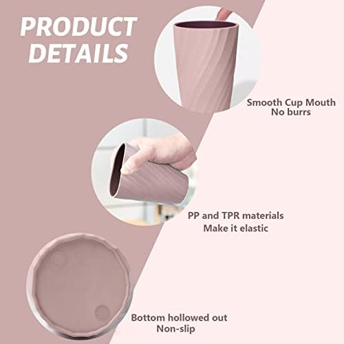 Unbreakable Bathroom Tumbler Cup - Pink