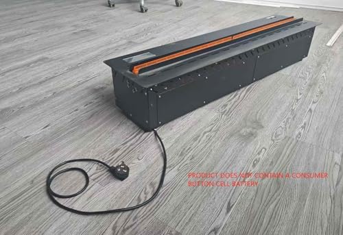 4724 Inch 3D Atomizing Electric Fireplace with Timer