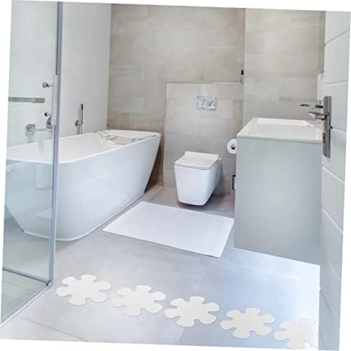 LIFKOME Anti-Slip Bath Stickers with Flower Shell Design