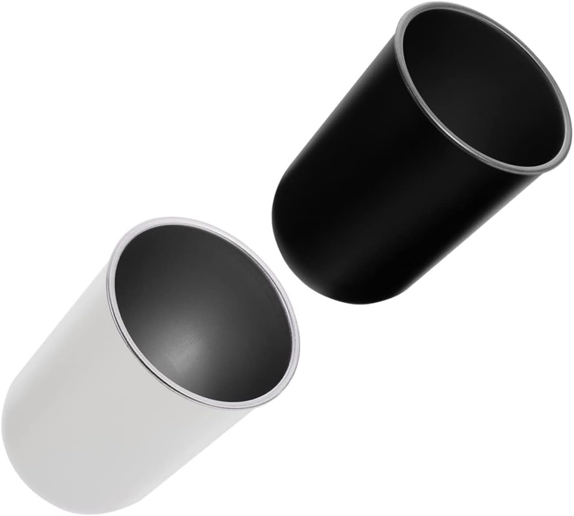 Healifty 2PCS Reusable Toothbrush Mugs
