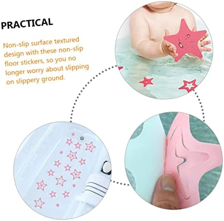12pcs Star Shape Non Slip Bathtub Floor Stickers