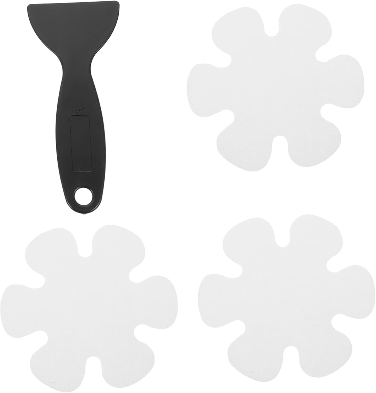 LIFKICH 1Set Flower Shape Non-Slip Bathroom Stickers