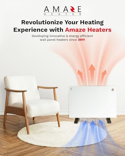 Amaze Heaters Classic Convection Panel - 450900W Dual Heat Settings