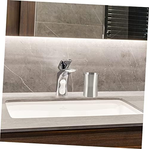 GLEAVI Modern Stainless Steel Toothbrush Holder Cup