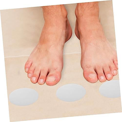 20pcs Round Transparent Non-Slip Bath Stickers
