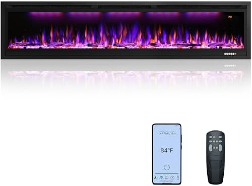 RODALFLAME 60 Electric Fireplace Insert with WiFi App Control