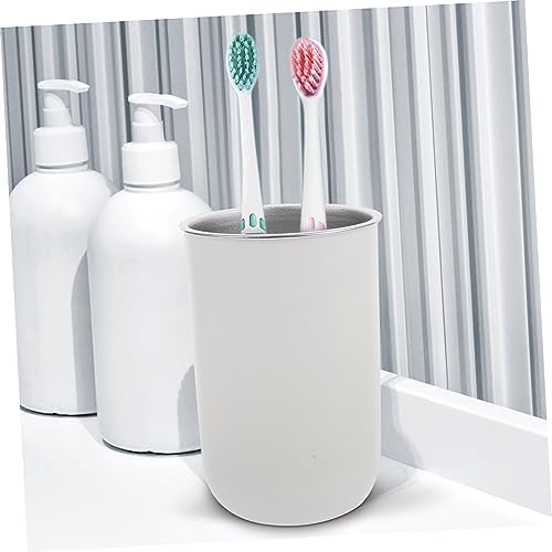 PAMINGONO Multi-Functional Stainless Steel Bathroom Cup for Toothbrush Storage