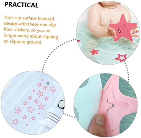 MAGICLULU 12Pcs Star Shape Non-Slip Bathtub Decals