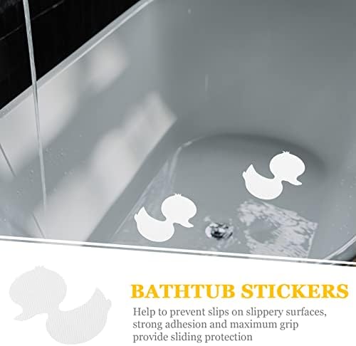 PATKAW Duck Shape Non-Slip Bathtub Stickers Set