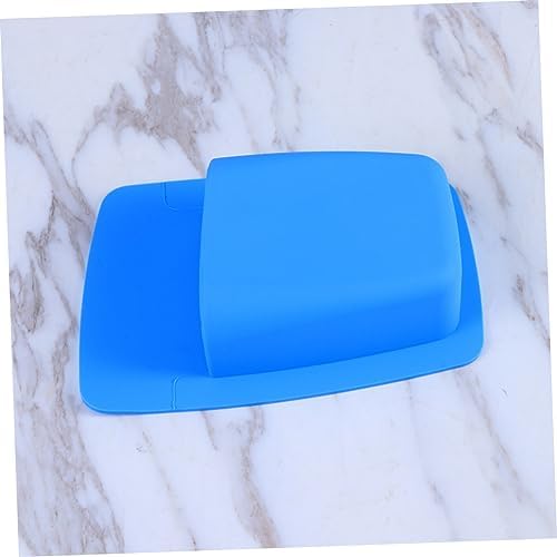 BESTYASH Wall Mounted Toothbrush and Razor Holder Organizer with Drainage System Blue